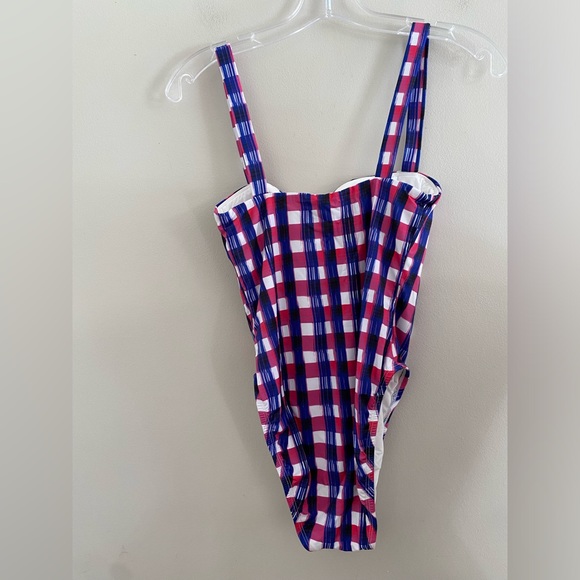 NEW Anthropologie Square-Neck One-Piece Swimsuit - Picture 8 of 8
